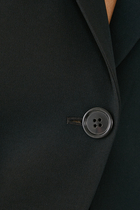 Peak Shoulder One-Button Jacket